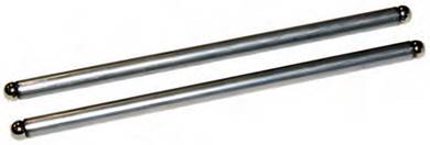    The typical pushrod is long and straight