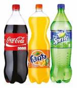  15% ▷     Coca-Cola, Fanta, Sprite 1,5